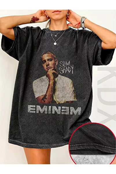 LAND MODA Γυναικείο & Ανδρικό T-Shirt με Στάμπα - Μπλουζάκι Hip-Hop Στενής Γρ...