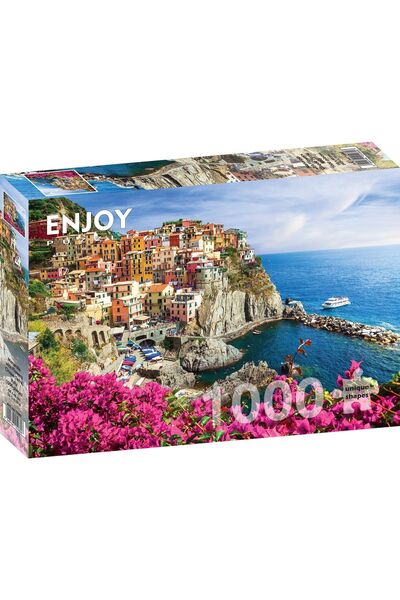 Enjoy Puzzle Puzzle 1000 piese Enjoy - Manarola, Cinque Terre, Italy + folii ...