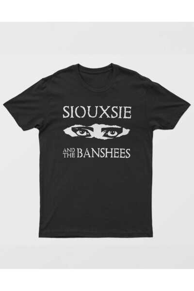 buzagi tasarım ürünleri Siouxsie and the Banhees Regular Fit Black Unisex T-S...