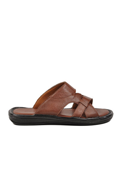 AYAKMOD Ανδρικές παντόφλες Taba από γνήσιο δέρμα ComfortSole Sole 8521 M