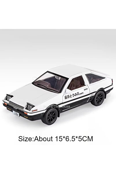 Choice1 نموذج سيارة لعبة أبيض بمقياس 1:30 من Initial D AE86، هيكل من السبائك،...