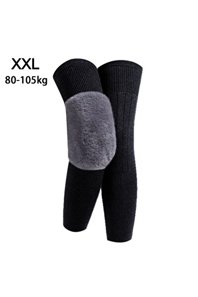 Choice5 Black XXL-Hairy- New Plus Velvet Winter Knee Pads Universal Windproof...