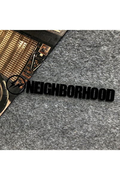 Choice black JDM Decorative Stickers "NEIGHBORHOOD " Reflective Decal Car Bod...