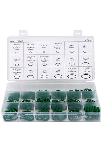 Choice1 270pcs with box 595/225Pcs Air Conditioning O Ring Kit Assortment Set...