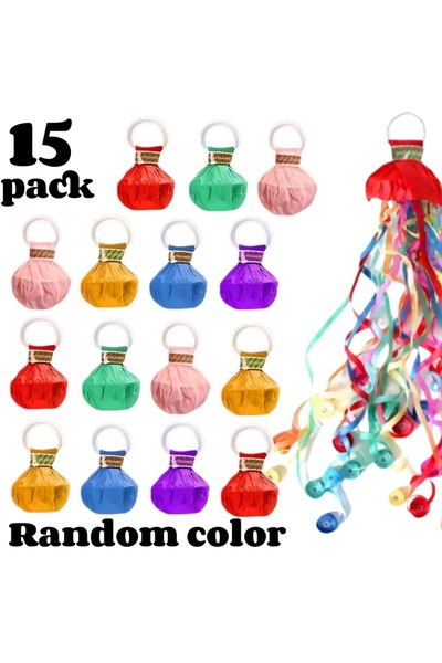 Choice7 15pcs Random color 2/15pcs Hand-Thrown Confetti Explosions Paper Popp...
