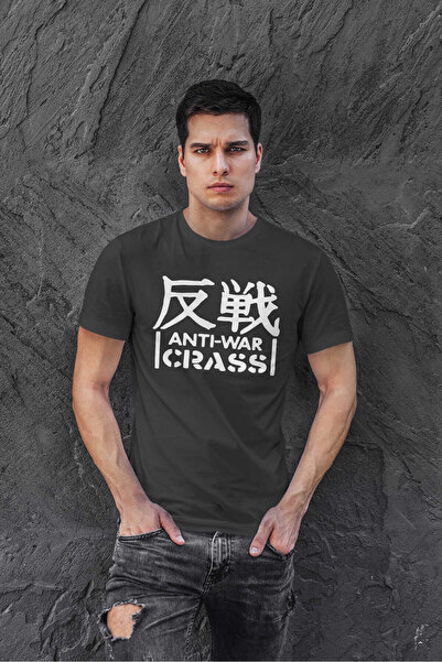 buzagi tasarım ürünleri Crass Regular Fit Black Unisex T-Shirt