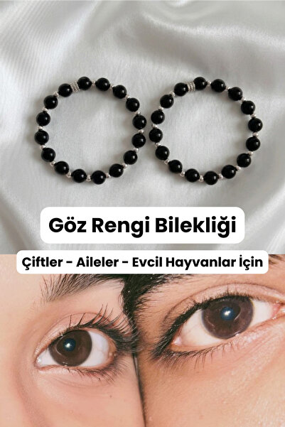 Elifsu Jewelry Eye Color Bracelet 2 Pcs Eye Color Bracelet for Couples - Cust...