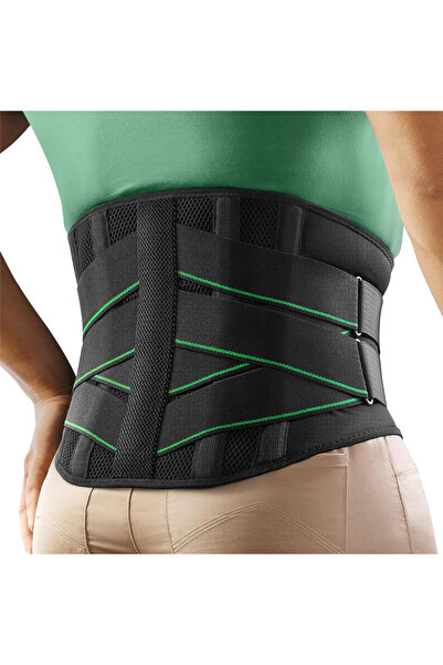 Choice8 S green 1Pcs Breathable Back Support Belt with 5 Stays for Lower Back...