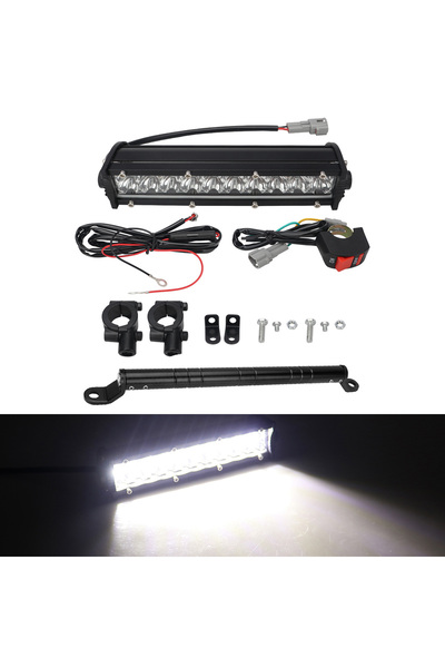 Choice6 مجموعة مصابيح LED للدراجات النارية بقوة 60 واط مع مفتاح تحكم، تناسب م...