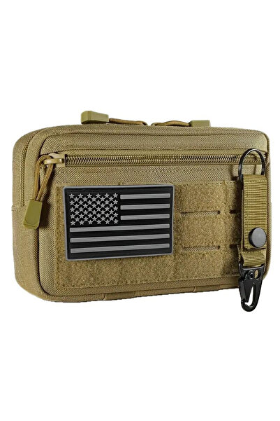 Choice9 EDC Pouch D-Tan EDC Molle Tactical Pouch Waist Pack Compact Utility P...