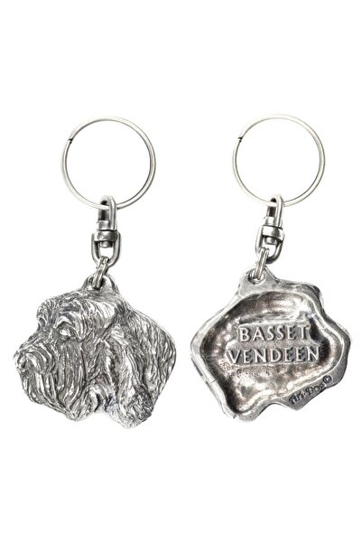 Art - Dog Petit Basset Griffon Vendéen - Pandantiv câine placat cu argint, de...