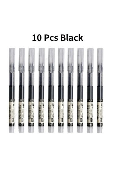 choice2 10pcs Black 10 Pcs Color Gel pens.Quick Drying Large Capacity，0.5mm, ...