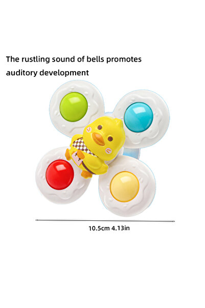 Choice6 HRXW001 4leaves Baby Sucker Spinning Toys Children Bath Montessori Ed...