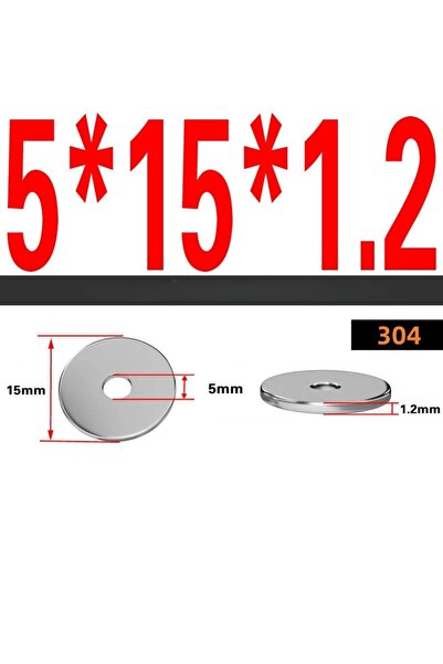 Choice DPD-M5-20Pcs A2-70 304 SS Big Large Flat Washers M3 M4 M5 M6 M8 M10 M1...