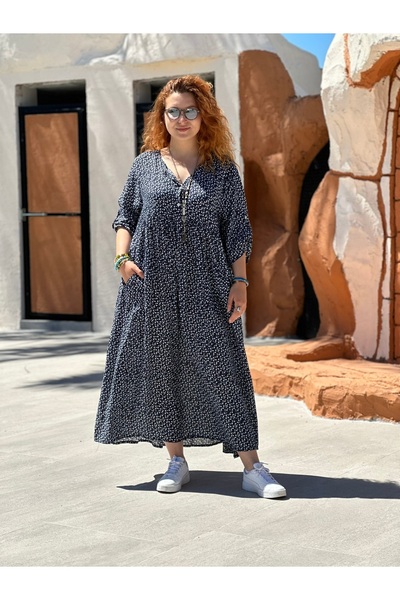 SHOBHA BUTİK ÇITIR ÇİÇEK BOHO ELBİSE