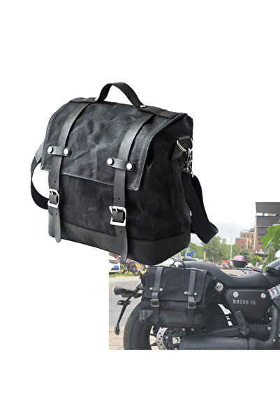 Choice Side Bag Motorcycle Rear Luggage Rack Bag For BMW/Yamaha/Honda/Harley ...