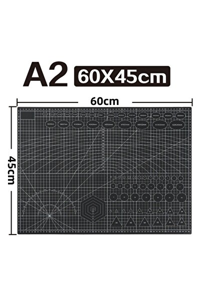Choice4 Black A2 A2 A3 A4 A5 PVC Cutting Mat Double-Sided Self-Healing Board ...
