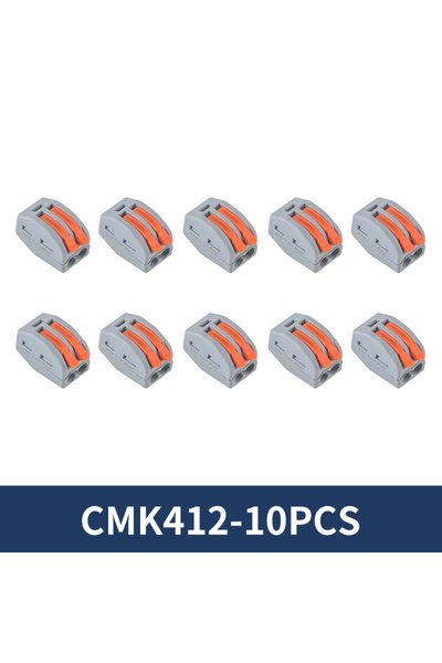 Choice7 CMK412-10PCS 10/20Pcs Quick Push in Lever Wire Connector Splicing Com...
