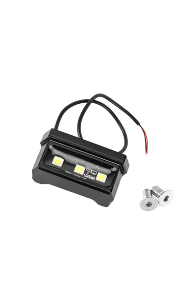 Choice Black 1pcs Motorcycle License Plate Light LED Mini 12V CNC Aluminum Al...