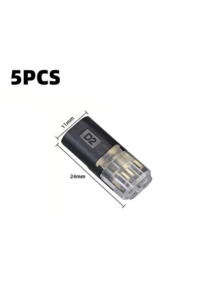 Choice4 5PCS 2 Pin Way Plug Waterproof Electrical Connector Car Wire Cable Au...