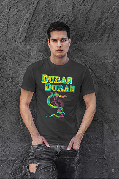 buzagi tasarım ürünleri Duran Duran Regular Fit Black Unisex T-Shirt