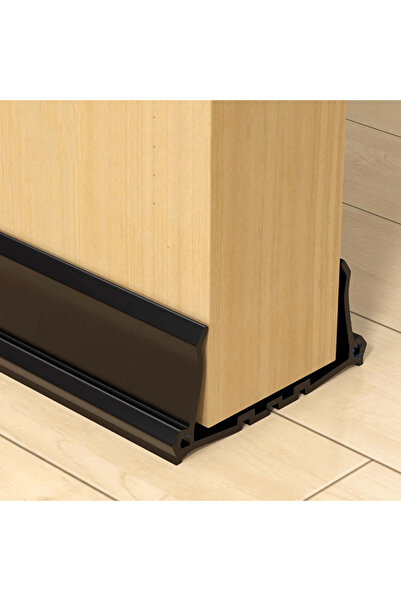 Choice Black Premium Door Bottom Seal - Noise Reducing, Windproof & Waterproo...