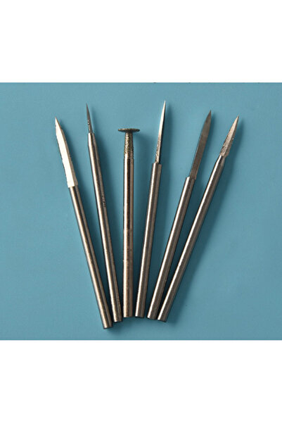 Choice1 2.35mm Shank 6Pc Wood Carving Drill Bits 2.35/3.0mm For Rotary Tool E...