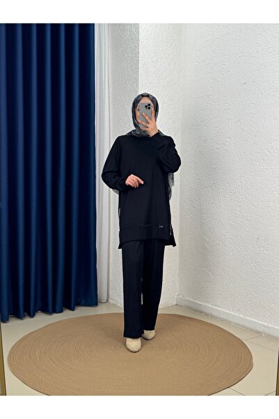 MİHRA STORE Σετ παντελονιού με φερμουάρ και κορδόνια σε χρώμα κανέλας-MF1880 ...