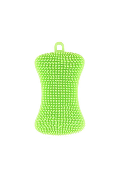 choice2 1Pcs Green Silicone Dish Washing Brush Pot Pan Scrubber Scouring Pad ...