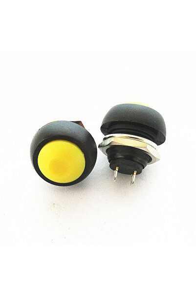 Choice5 Yellow 6PCS Small Button Switch Waterproof Switch Self-reset PBS-33B ...