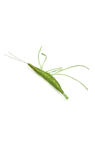 Choice green Popular simulation plush shrimp cat toys cat self entertainment ...