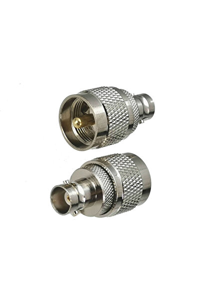 Choice 1 قطعة محول موصل BNC أنثى إلى UHF PL259 ذكر، محول RF محوري مستقيم جديد
