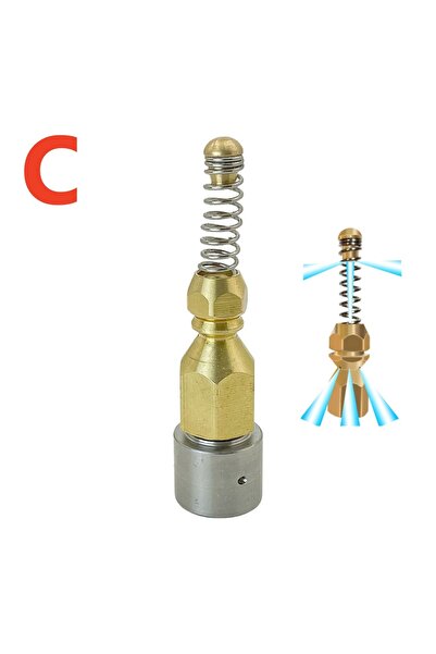 choice2 Type C High Pressure Washer Hose Drain Cleaning Nozzle Directly Conne...