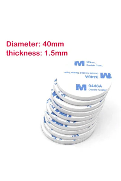 Choice7 10Pcs White 40mm 10/20 pieces of super strong double-sided tape foam ...