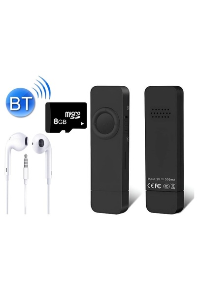 Tastech 5014MP Şarjlı Mp3 Çalar Bluetooth lu Müzik Player Mini Mp3 Stick Hafıza Kartı Girişli 8GB Tf Kart Hediyeli