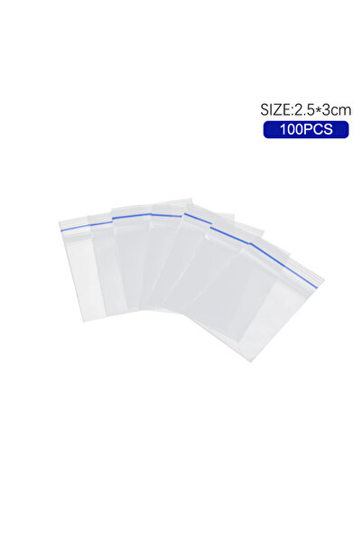 Choice4 C 2.5x3cm 100Pcs/Bag PE Plastic Packaging Bags Ziplock Bag Pill Packa...