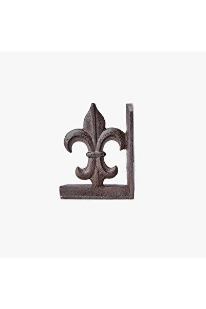 NO BRAND Σετ Μεταλλικών Βιβλιοστατών Φλερ (2 τεμάχια)