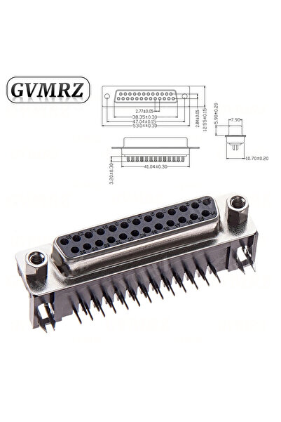 Choice1 DR25 Female 5PCS DR9 DR15 DR25 Female Male PCB Mount D-Sub PCB Connec...