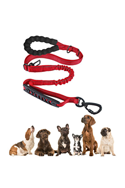 Choice6 Red New 4 IN 1 High-strength Elastic Explosion-proof Punching Leash H...