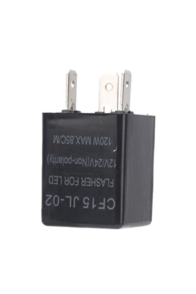 Choice S LED Flasher Relay Non-Polarity 12V 24V Universal ABS Normally Open F...
