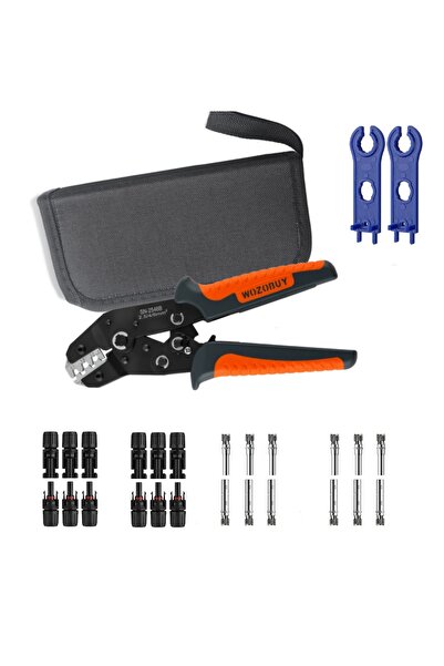 Choice1 SN-2546B Bag Solar Connector Crimping Tool Kit,SN-2546B 14-10 AWG Cri...