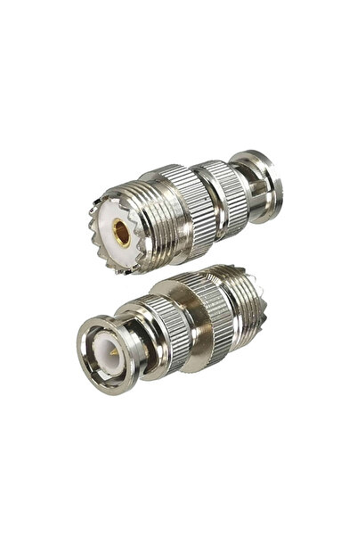 choice2 SO239 to BNC Plug 1pcs Connector Adapter UHF PL259 SO239 to BNC Male ...