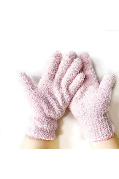 Choice1 1pair-pink Dust Cleaning Gloves Microfiber Half Velvet Dust Gloves Ho...