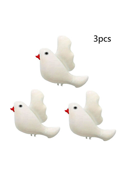 Choice1 Other 3pcs 3/6pcs White Peace Dove Aluminum Foil Balloons for Birthda...