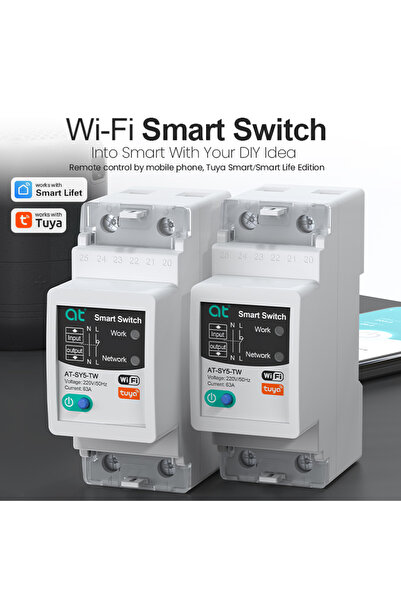 Choice 2 63A Tuya Wifi Smart Circuit Breaker Switch With Metering 63A 2P Din ...