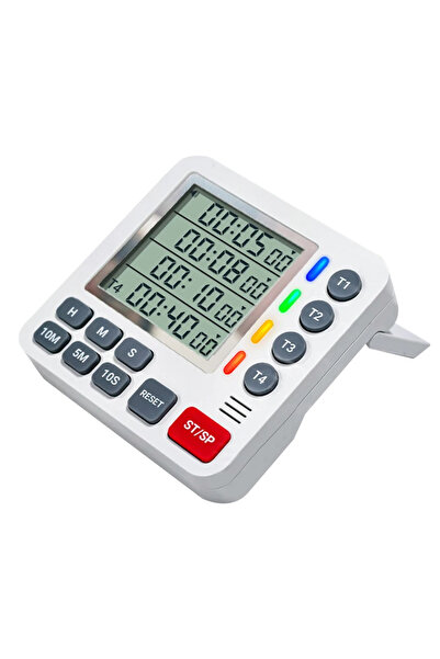 Choice1 YS-166 White 4 Channels Digital Timer Large LCD Display with Magnetic...