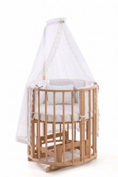 Bamgidoo Bamgidoo 7in1 Premium Büyüyen Beşik: 0-8 Yaş Anne Yanı, Montessori Karyola ve Uyku Seti