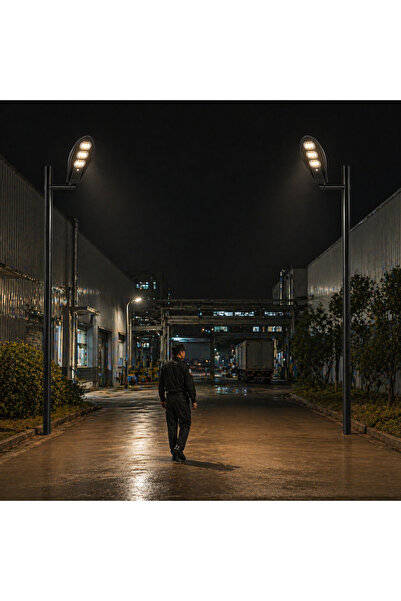 OEM ΣΕΤ 2 τεμαχίων Φωτιστικό Δρόμου με 90 LED, Ηλιακή Φόρτιση (V12)