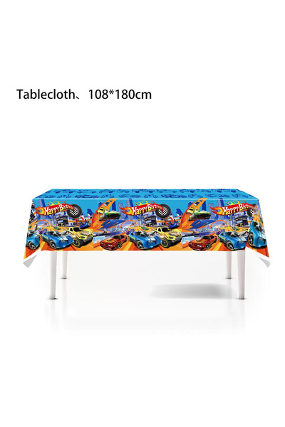 Choice10 1pcs Hot Racing Car Birthday Party Decoration Tableware Tablecloth C...