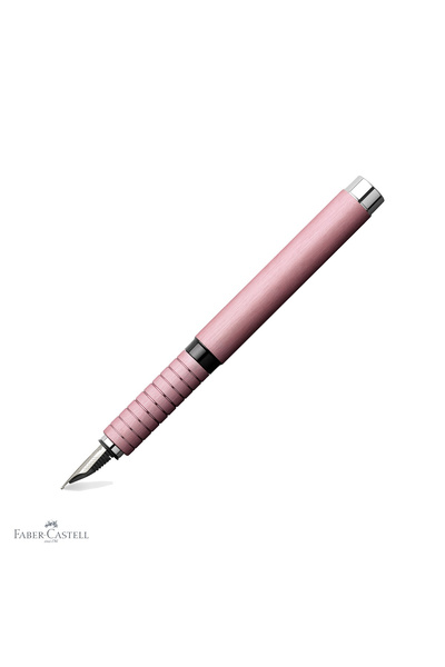 Faber Castell Stilou Faber-Castell Essentio Aluminium Rose, peniță EF din oțe...
